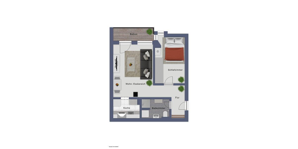 2-Zimmer-Wohnung in Freilassing mit Balkon & Holzofen – gepflegt und vermietet - Erdgeschoßwohnung Freilassing Untereichet | Angebot:27453354