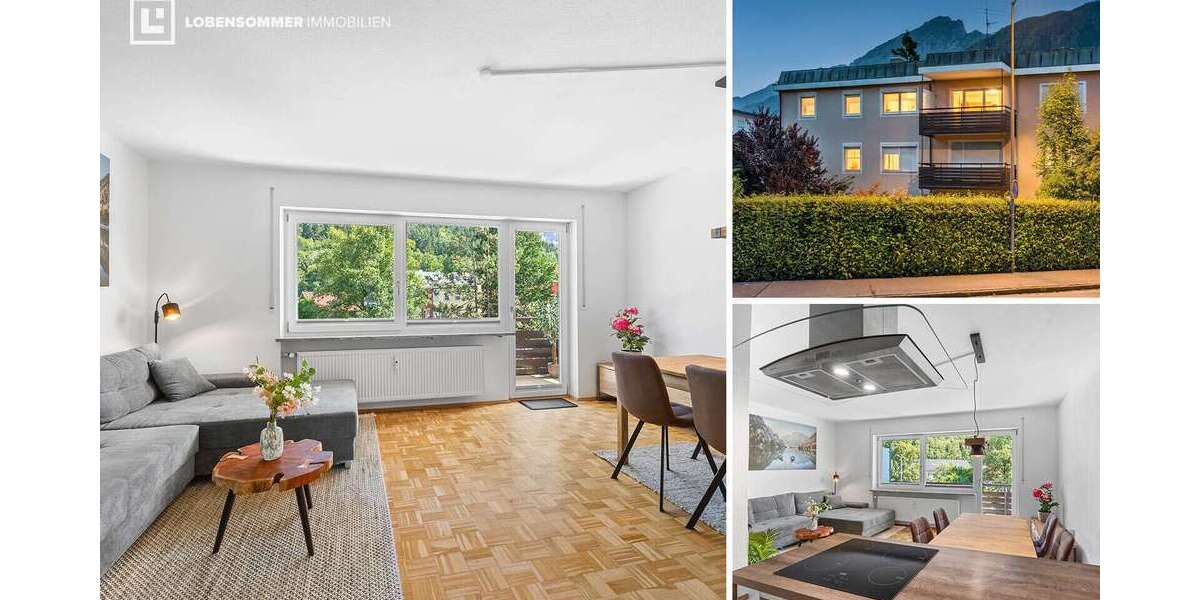 Etagenwohnung Bad Reichenhall - 2 Zimmer, 52 m&sup2;, 215.000&euro; | Angebot:27646426