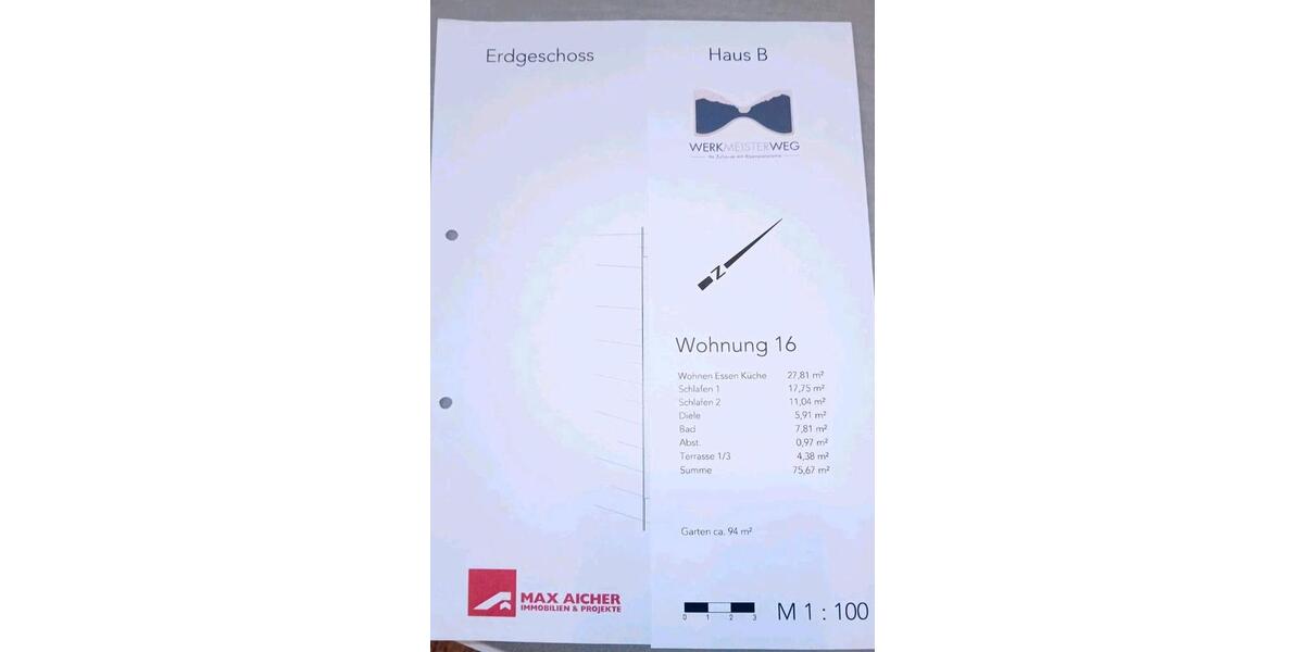 Erdgeschoßwohnung Traunstein - 3 Zimmer, 76 m&sup2;, 589.000&euro; | Angebot:24631652