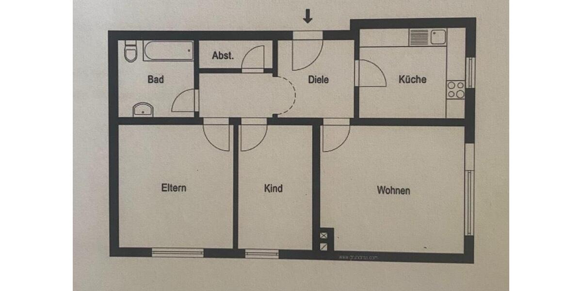 Erdgeschoßwohnung Staudach-Egerndach Egerndach - 3 Zimmer, 74 m&sup2;, 386.000&euro; | Angebot:26964896