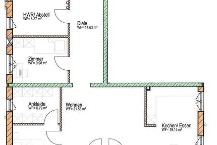 Wohnung Siegsdorf - 4 Zimmer, 107 m&sup2;, 1.514&euro; | Angebot:26645026
