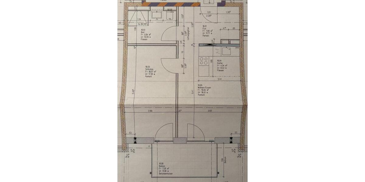 Etagenwohnung Traunstein - 2 Zimmer, 57 m&sup2;, 1.100&euro; | Angebot:25409041
