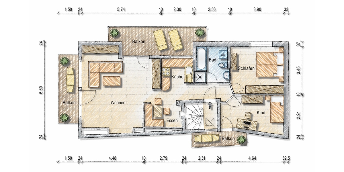 Haus im Haus, mit 2 Wohnungen in Freilassing! - Etagenwohnung Freilassing | Angebot:27504024