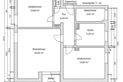 Wohnung Traunreut Irsing - 3 Zimmer, 71 m&sup2;, 215.900&euro; | Angebot:25364550