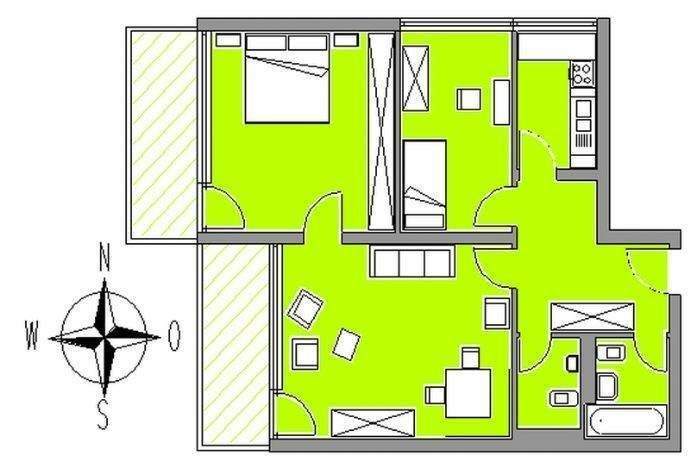 Etagenwohnung Bad Reichenhall - 3 Zimmer, 70 m&sup2;, 325.000&euro; | Angebot:25748552