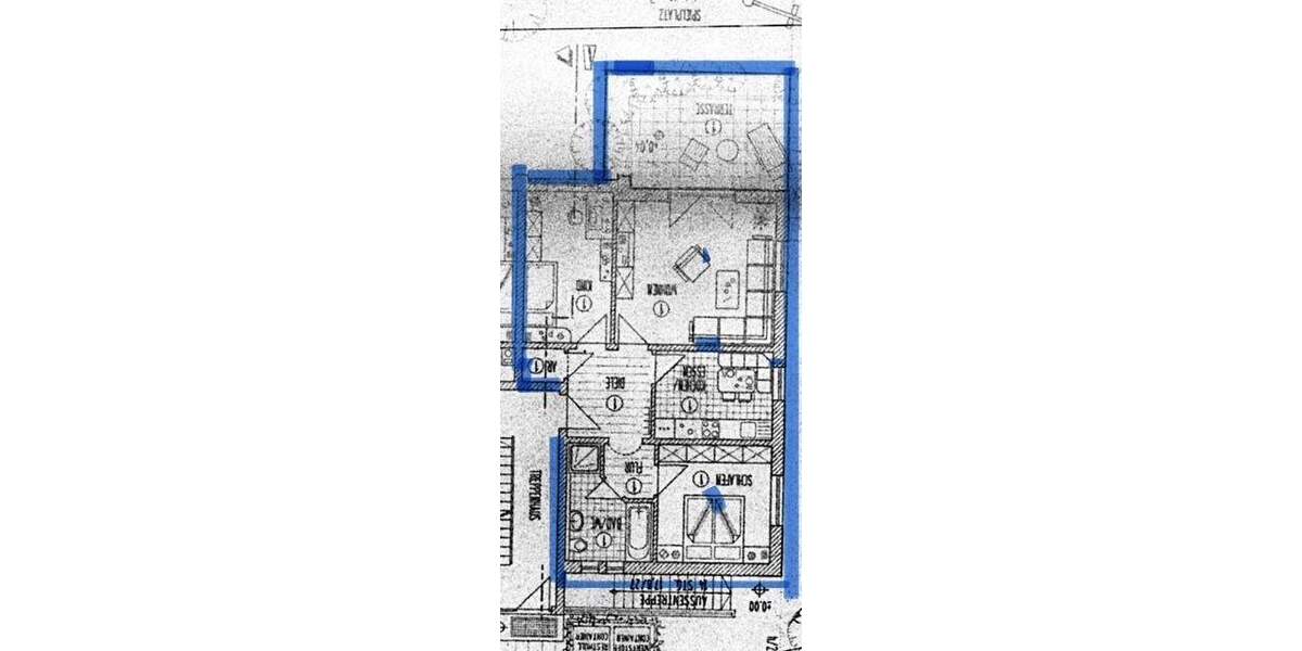 Terrassenwohnung Freilassing - 3 Zimmer, 74 m&sup2;, 335.000&euro; | Angebot:25667667