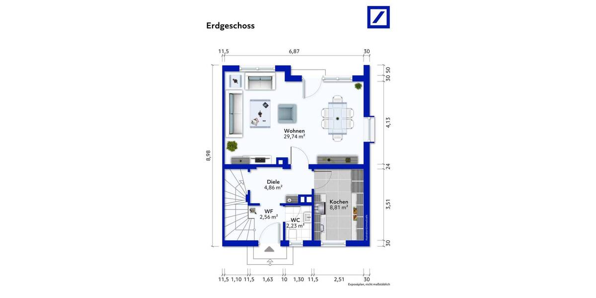 Reihenendhaus Piding Pidingerau - 4 Zimmer, 103 m&sup2;, 489.000&euro; | Angebot:26029103