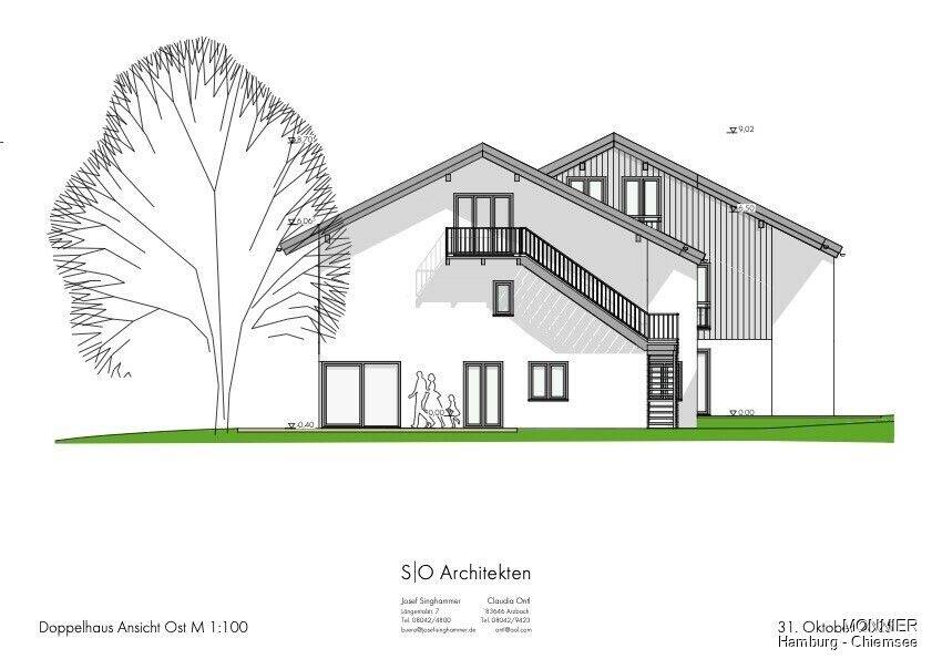 Doppelhaushälfte Eggstätt - 5 Zimmer, 187 m&sup2;, 1.009.638&euro; | Angebot:25727378