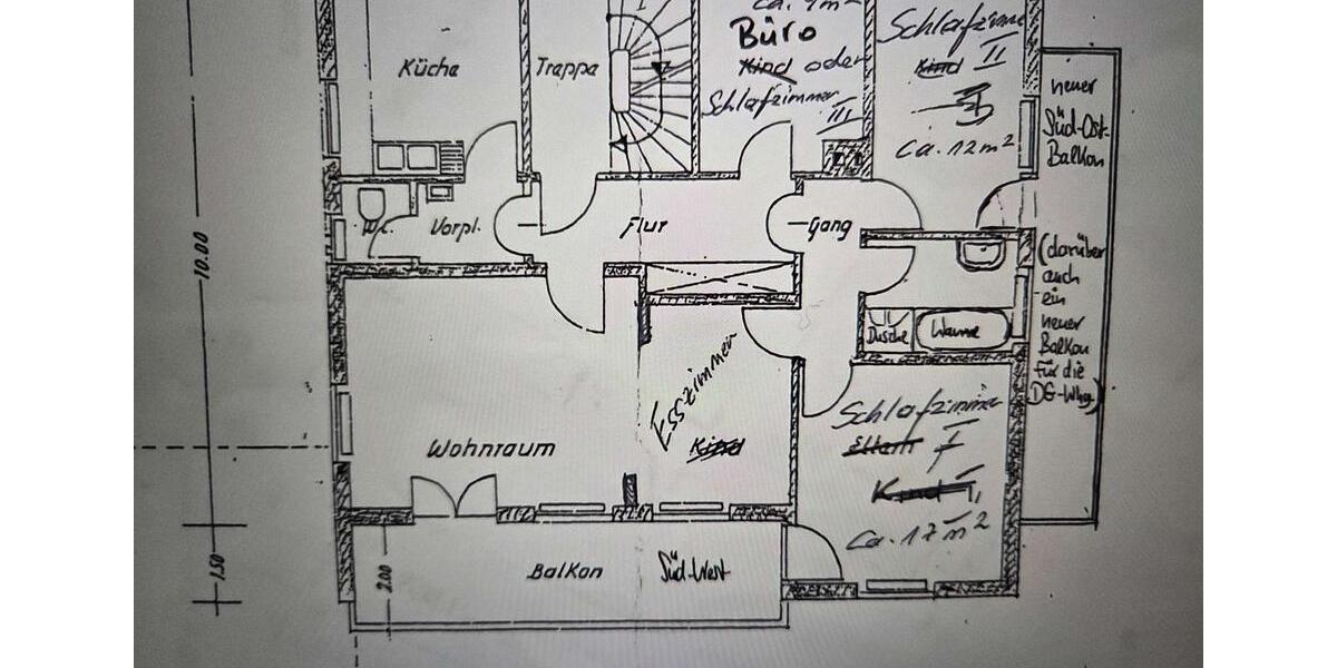 Etagenwohnung Gstadt am Chiemsee - 3 Zimmer, 100 m&sup2;, 1.100&euro; | Angebot:25052153