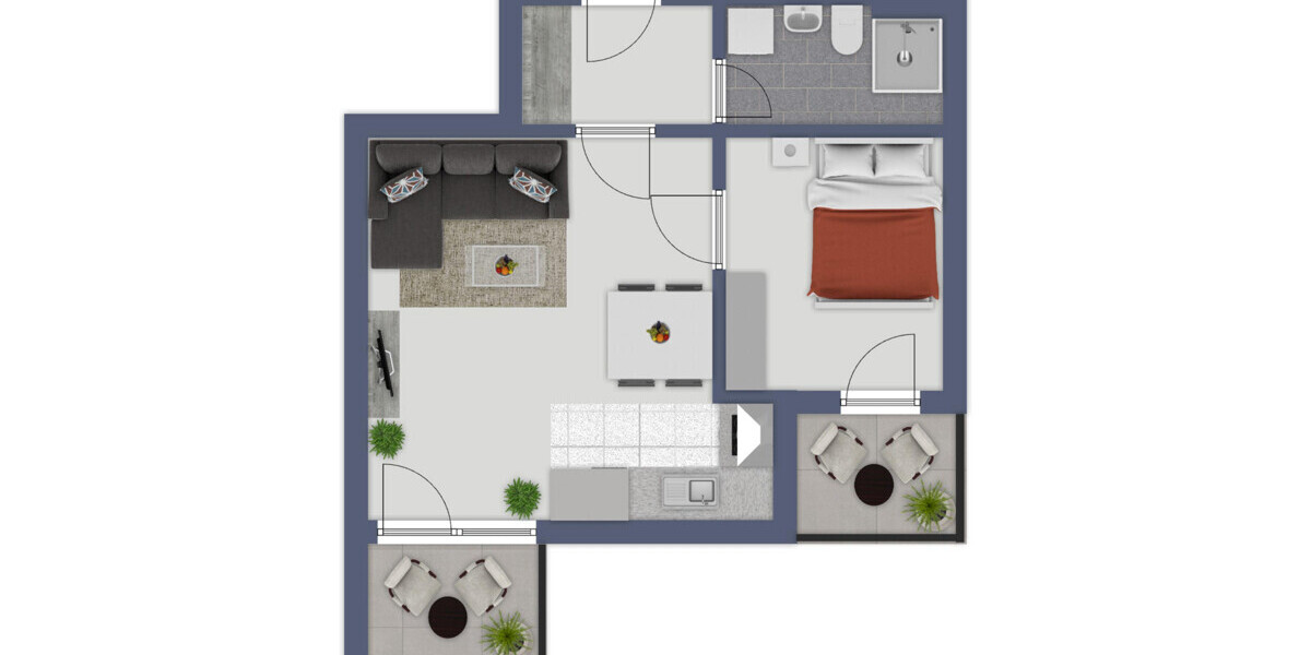 Vermietete 2-Zimmer-Wohnung mit 2 Balkonen & Tiefgarage in zentraler Lage in Freilassing - Etagenwohnung Freilassing Freilassing | Angebot:27453359
