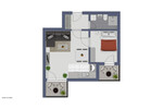 Vermietete 2-Zimmer-Wohnung mit 2 Balkonen & Tiefgarage in zentraler Lage in Freilassing - Etagenwohnung Freilassing Freilassing | Angebot:27453359