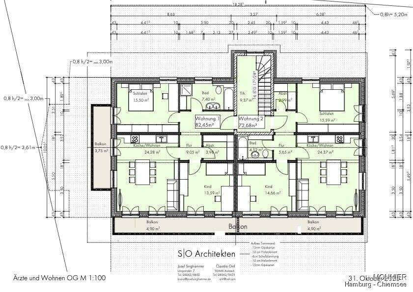 Etagenwohnung Eggstätt - 3 Zimmer, 82 m&sup2;, 654.000&euro; | Angebot:25660774