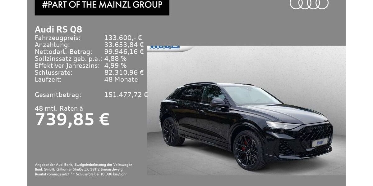 Audi RSQ8 14.500 km 133.600 &euro; Bad Reichenhall 83435
