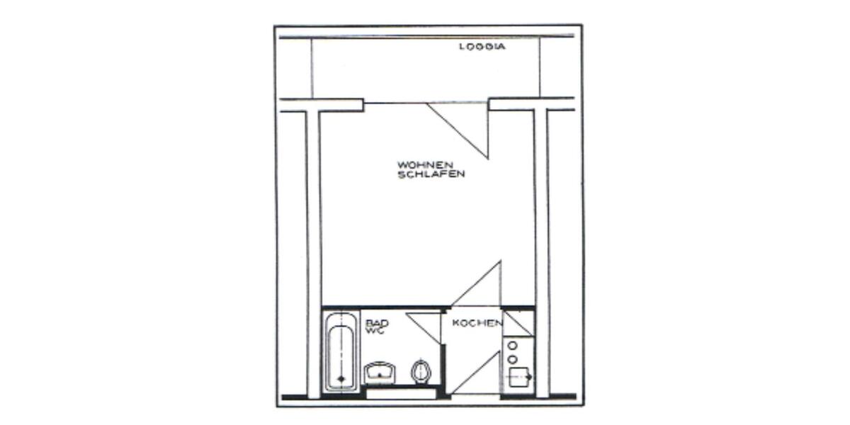 Hochparterre Bad Reichenhall - 1 Zimmer, 27 m&sup2;, 125.000&euro; | Angebot:26845520