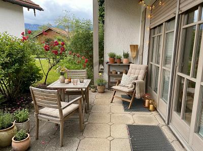 RUHIG UND SCHÖN MIT TERRASSE UND GARTENANTEIL - Terrassenwohnung Bad Reichenhall | Angebot:25801228