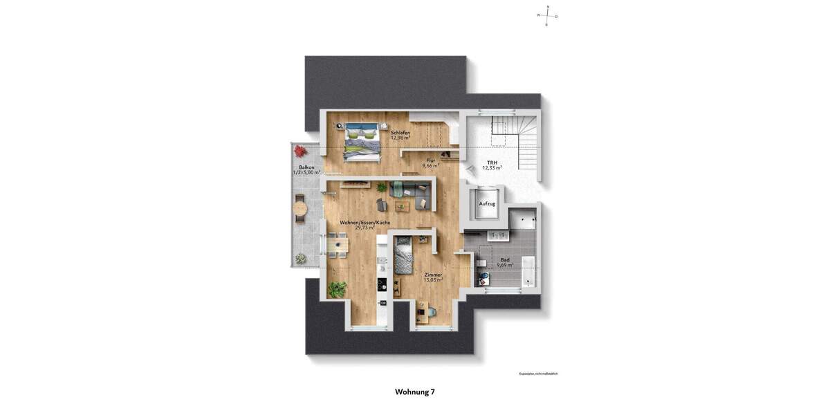 Etagenwohnung Bad Reichenhall - 3 Zimmer, 77 m&sup2;, 491.000&euro; | Angebot:25685718