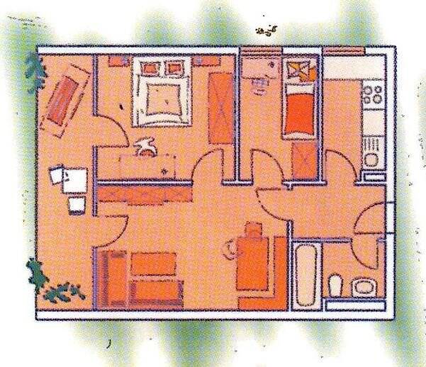 Etagenwohnung Bad Reichenhall Karlstein - 3 Zimmer, 57 m&sup2;, 180.000&euro; | Angebot:25802962