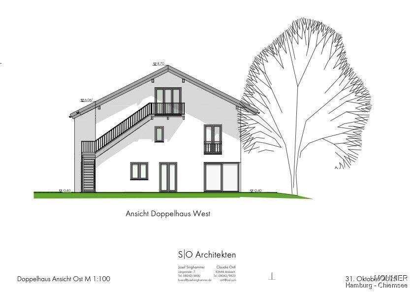 Doppelhaushälfte Eggstätt - 5 Zimmer, 187 m&sup2;, 1.009.638&euro; | Angebot:25727378