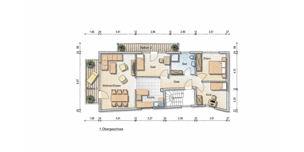 Haus im Haus, mit 2 Wohnungen in Freilassing! - Etagenwohnung Freilassing | Angebot:27504024