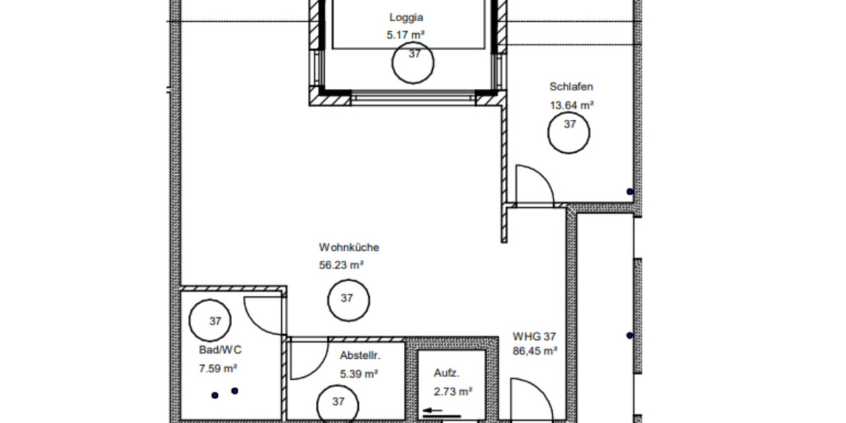 Etagenwohnung Feichten an der Alz - 2 Zimmer, 86 m&sup2;, 1.070&euro; | Angebot:25268957