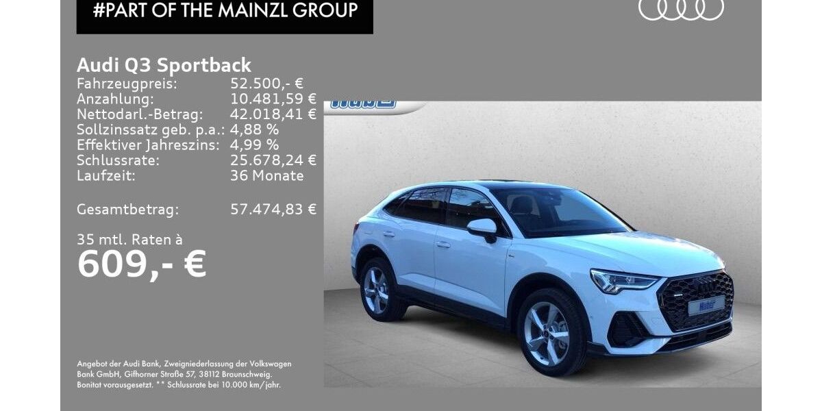 Audi Q3 5.609 km 52.500 &euro; Bad Reichenhall 83435