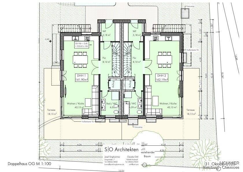 Doppelhaushälfte Eggstätt - 5 Zimmer, 141 m&sup2;, 837.210&euro; | Angebot:25814079