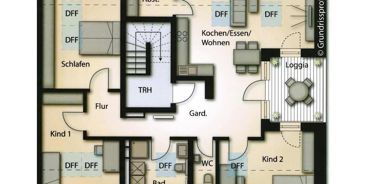 Dachgeschoßwohnung Amerang - 4 Zimmer, 93 m&sup2;, 1.513&euro; | Angebot:27631017