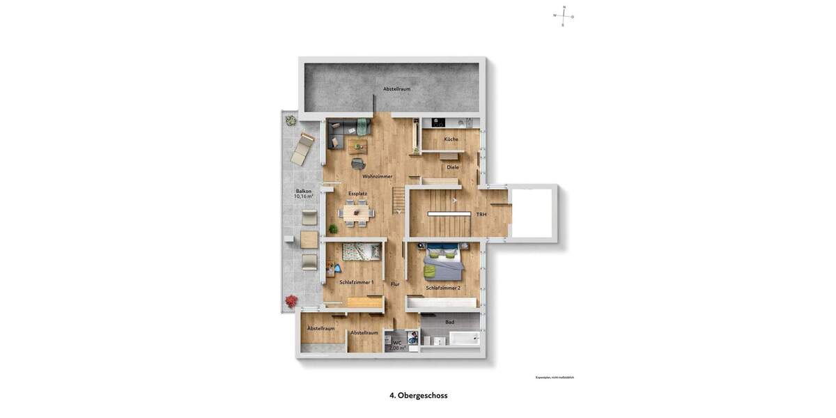Etagenwohnung Siegsdorf Hörgering - 3 Zimmer, 95 m&sup2;, 299.000&euro; | Angebot:25686052