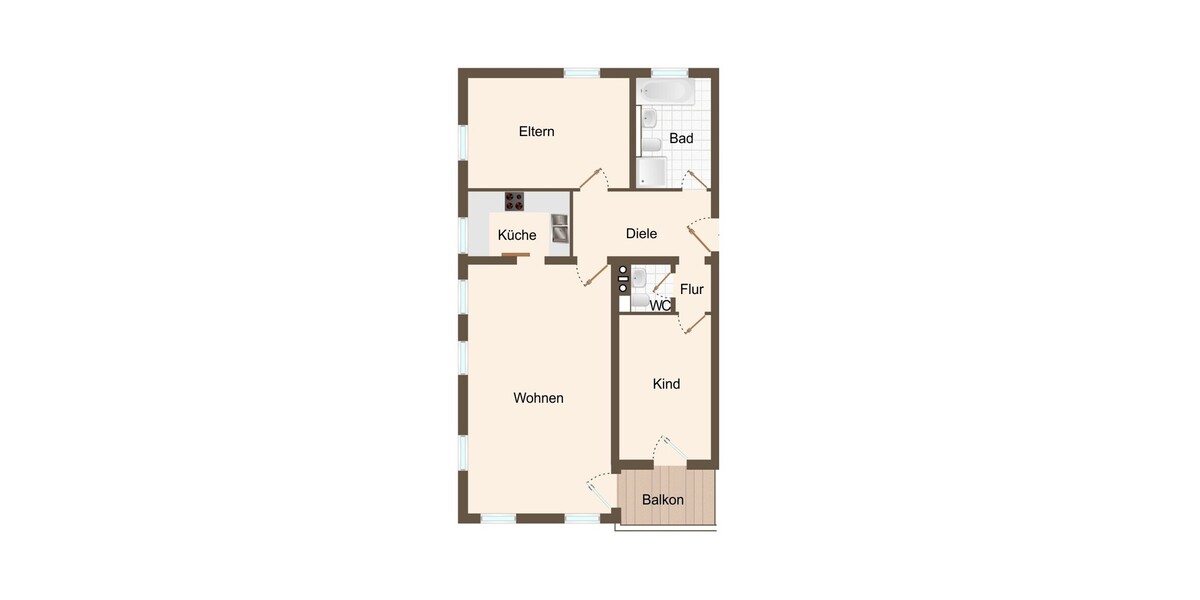 Vermietete 3-Zimmer-Wohnung in bester Lage von FreilassingNeuhofham - inkl. TG Stellplatz - Etagenwohnung Freilassing Freilassing | Angebot:24092332