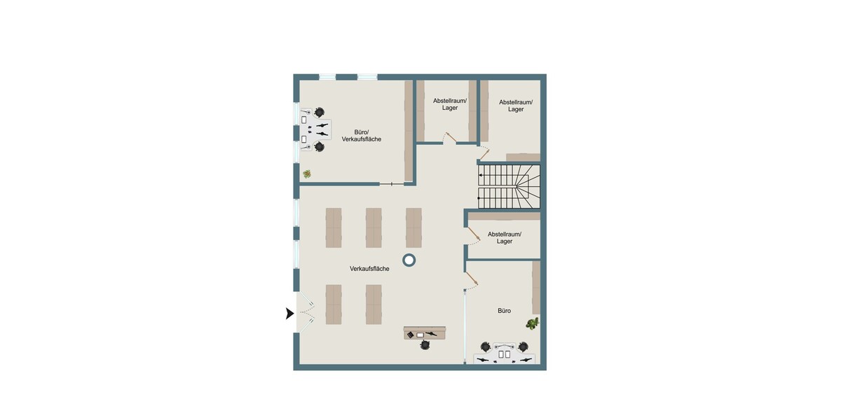 Ausstellungs- bzw. Lagerfläche im Erdgeschoss, mit Büroräumen im 1. OG - in 83395 Freilassing - Gewerbeobjekt Freilassing Freilassing | Angebot:20538048