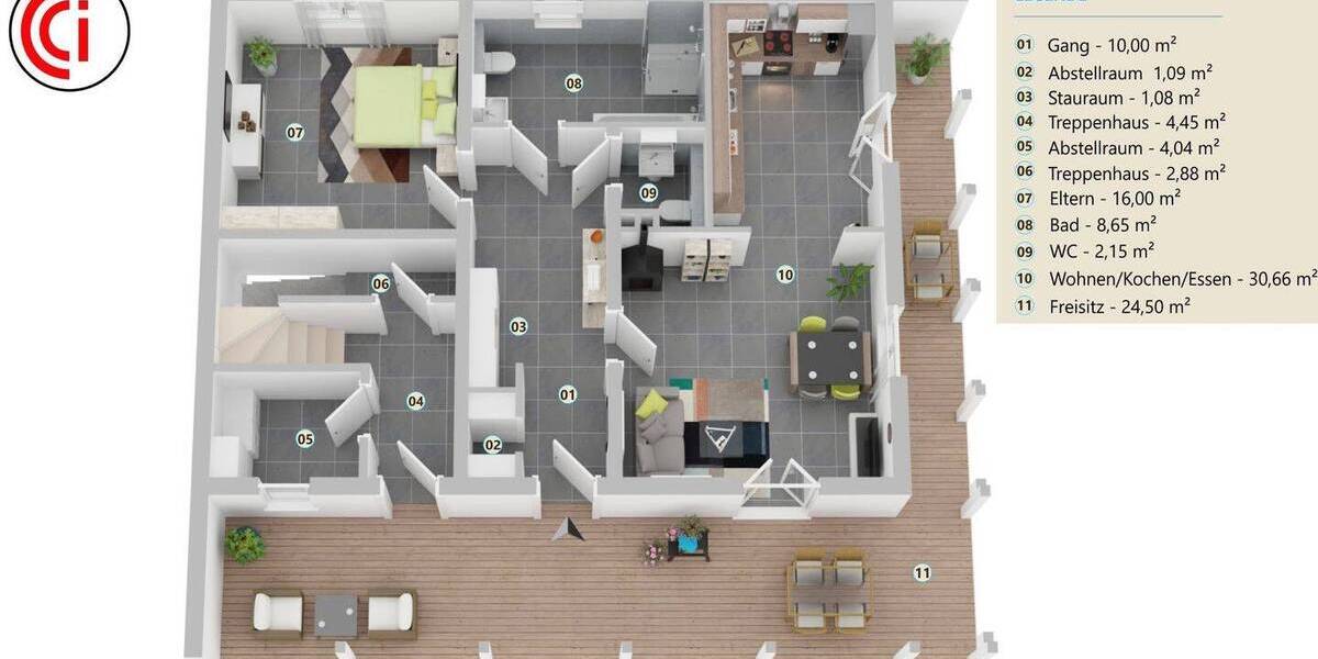 Etagenwohnung Teisendorf Neukirchen - 2 Zimmer, 94 m&sup2;, 479.000&euro; | Angebot:25697521