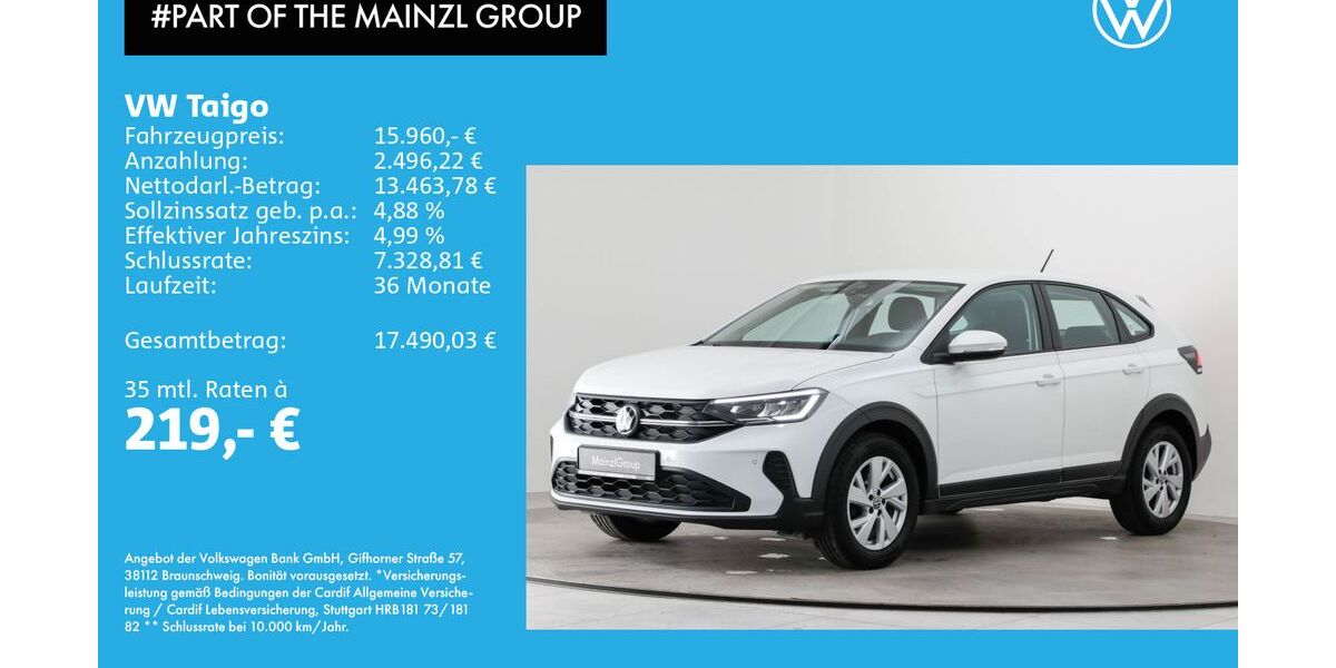 VW Taigo 53.014 km 15.960 &euro; Bad Reichenhall 83435