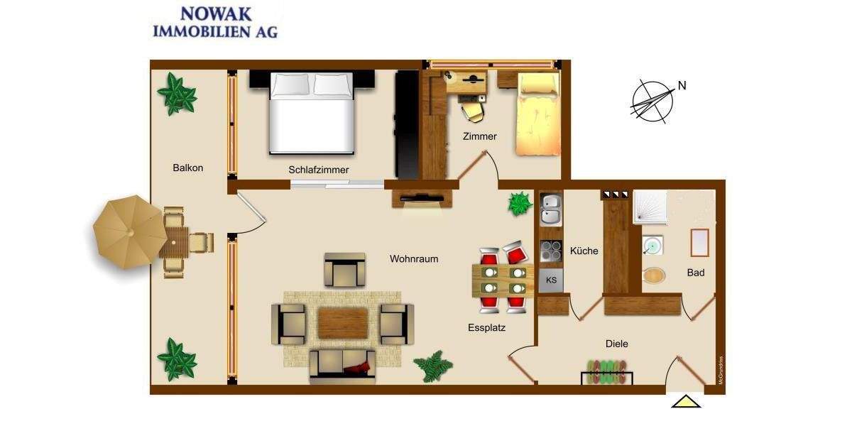 Etagenwohnung Bad Reichenhall - 2 Zimmer, 52 m&sup2;, 240.000&euro; | Angebot:25705354