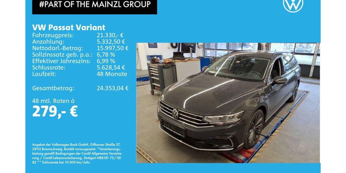 VW Passat Variant 105.413 km 21.330 &euro; Bad Reichenhall 83435