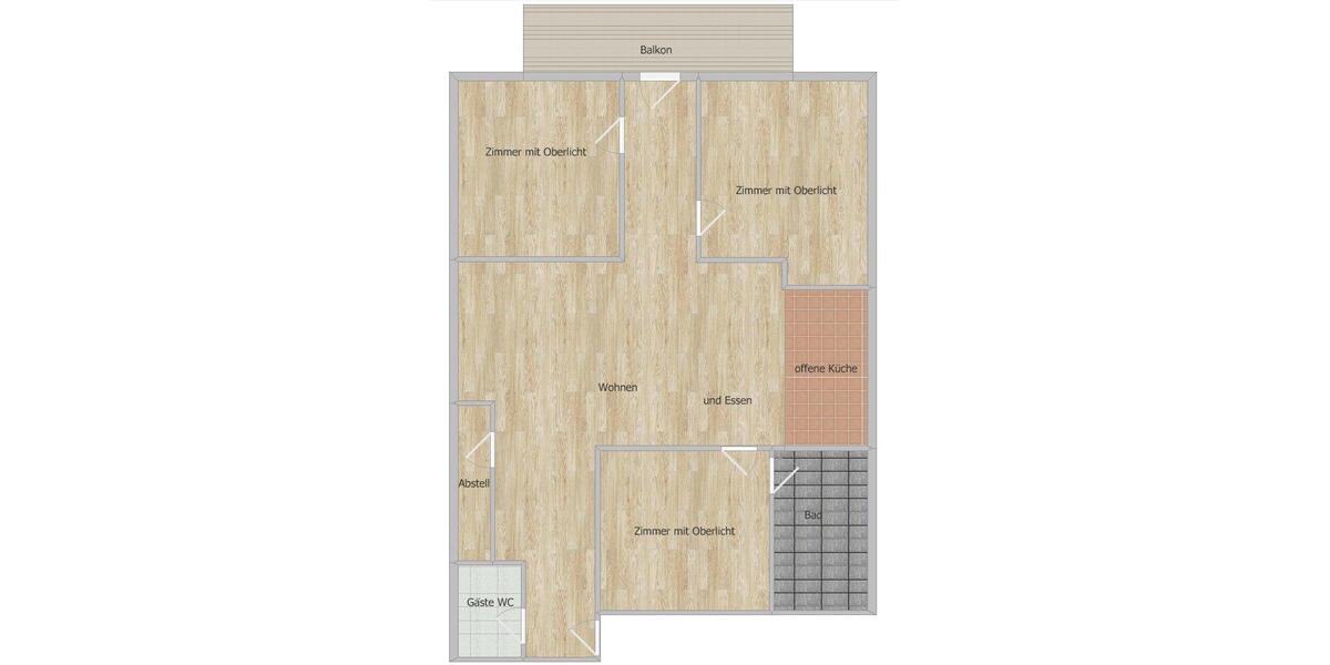 Dachgeschoßwohnung Waging am See Fisching - 4 Zimmer, 105 m&sup2;, 930&euro; | Angebot:27621866