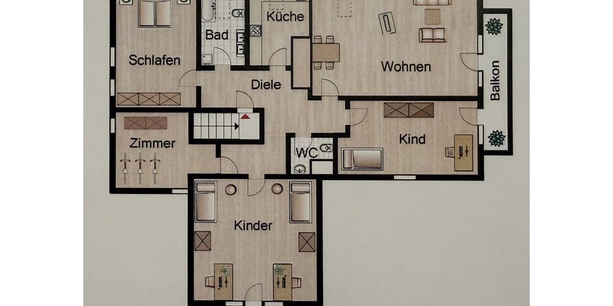 Große Dachstudio-Wohnung mit Blick in die Bergwelt! - Dachgeschoßwohnung Freilassing Salzburghofen | Angebot:27592437