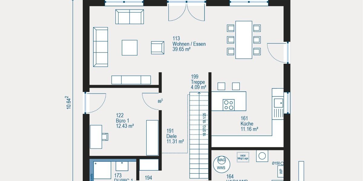 Ihr individuelles Einfamilienhaus in Fridolfing - Komfortabel und flexibel nach Ihren Wünschen geplant - Einfamilienhaus Fridolfing | Angebot:27351071