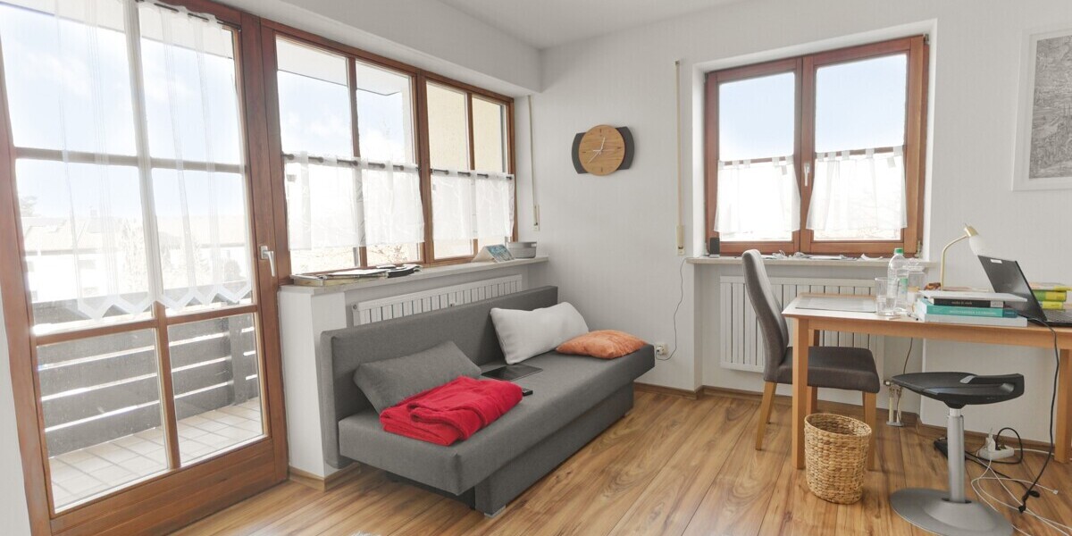 Solide Altersvorsorge für junge Anleger - vermietete 2 Zimmerwohnung in Freilassing + KFZ-Stellplatz - Etagenwohnung Freilassing Freilassing | Angebot:25231149