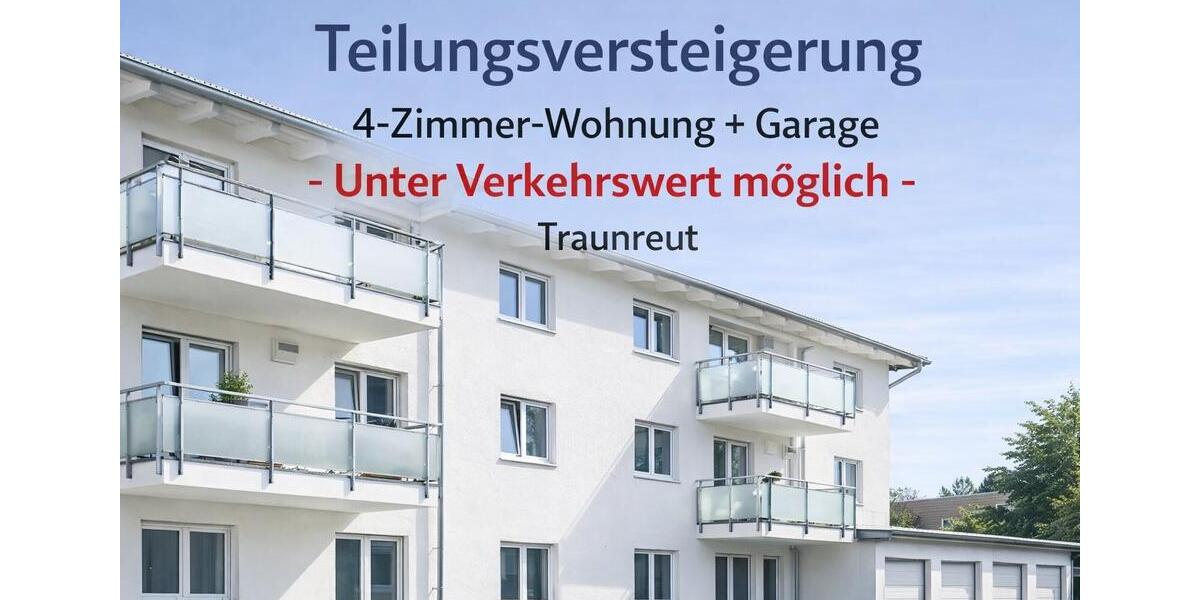 Etagenwohnung Traunreut Irsing - 4 Zimmer, 91 m&sup2;, 301.800&euro; | Angebot:26069120