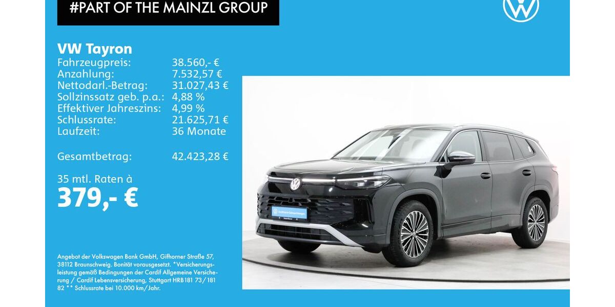 VW Tayron 8.800 km 38.290 &euro; Bad Reichenhall 83435