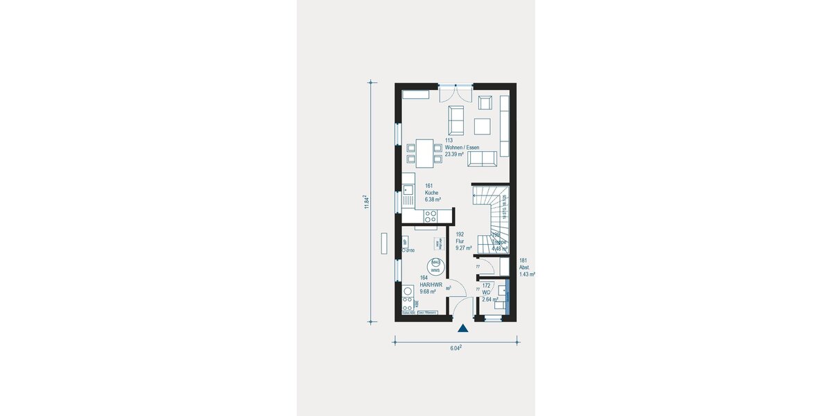 Individuell geplante Doppelhaushälfte in Trostberg - Wohnen mit Komfort und Flexibilität - Doppelhaushälfte Trostberg | Angebot:27350868