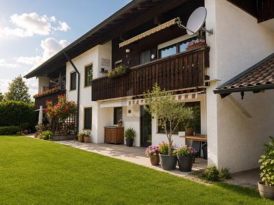 SCHÖNES ZUHAUSE MIT SONNENTERRASSE & GARTEN - Erdgeschoßwohnung Eggstätt | Angebot:27178057