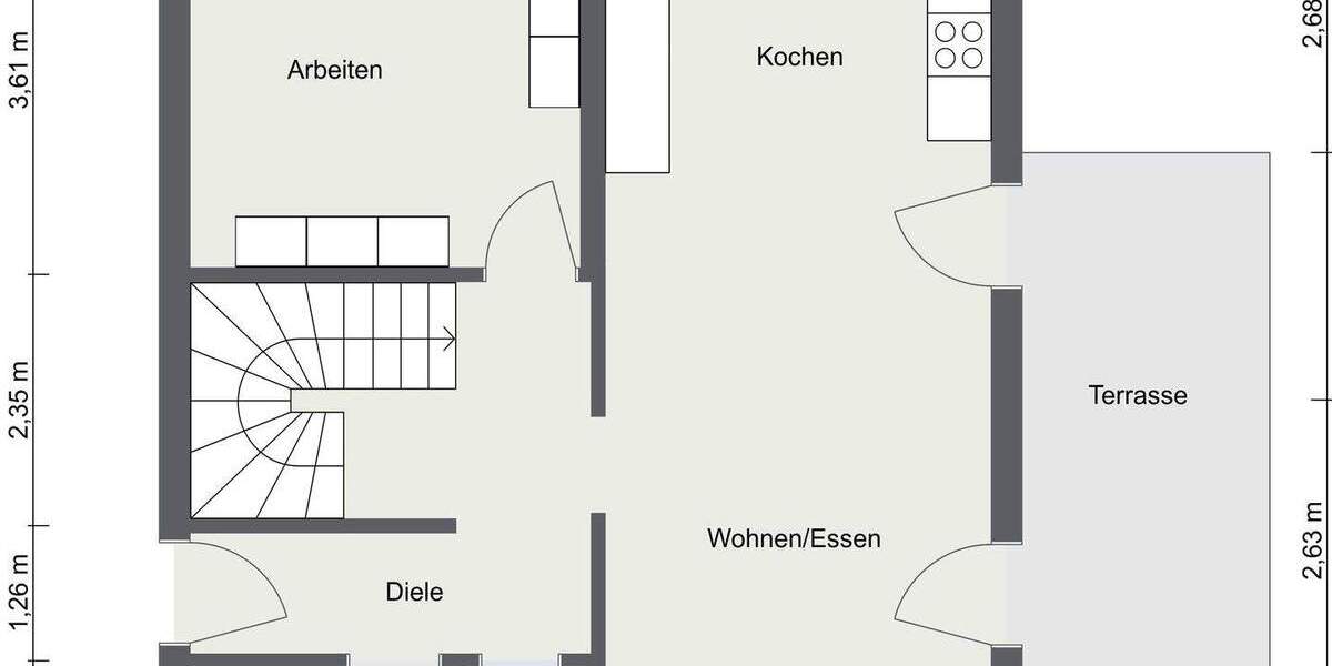 Einfamilienhaus Trostberg Dieding - 5 Zimmer, 125 m&sup2;, 595.000&euro; | Angebot:25734999