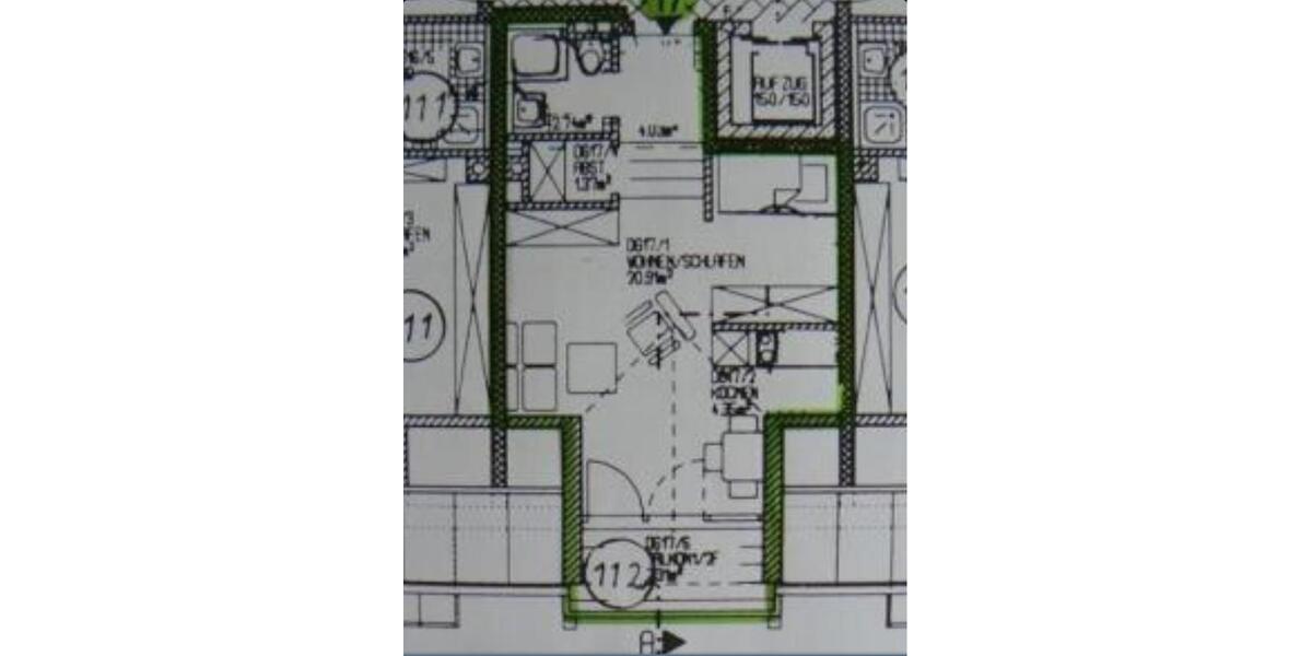 Etagenwohnung Garching an der Alz - 1 Zimmer, 35 m&sup2;, 450&euro; | Angebot:25292360