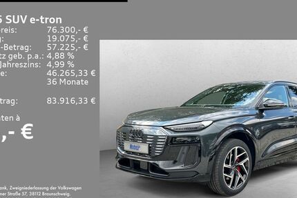 Audi Q6 e-tron 9.500 km 76.300 &euro; Bad Reichenhall 83435