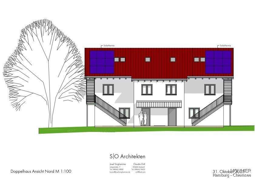 Doppelhaushälfte Eggstätt - 5 Zimmer, 186 m&sup2;, 995.000&euro; | Angebot:25727377
