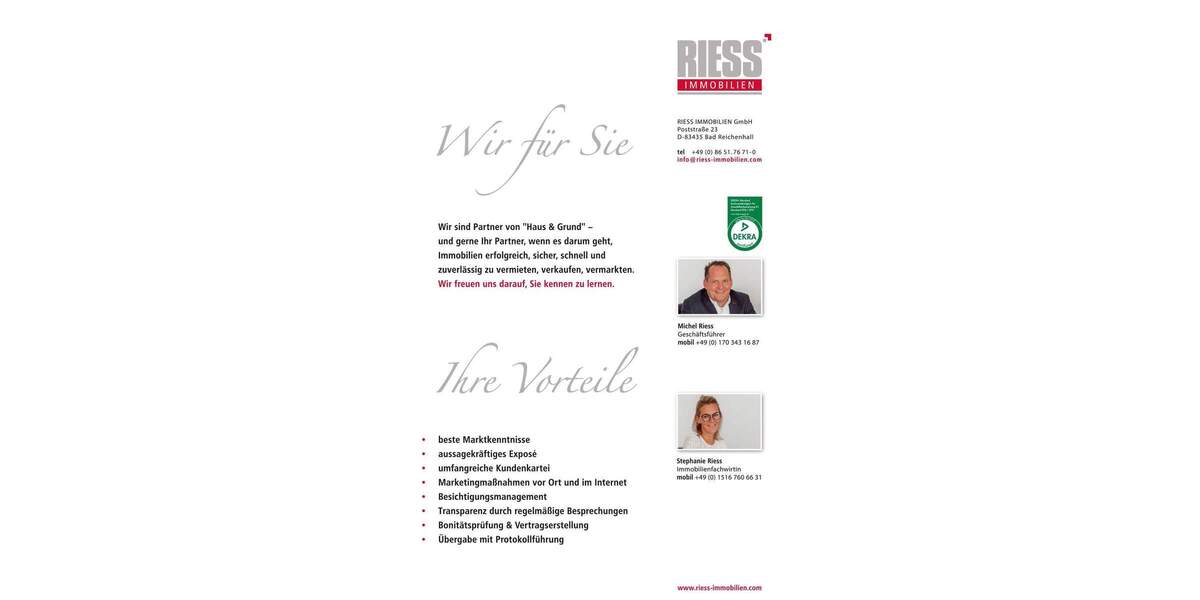 Etagenwohnung Bad Reichenhall - 2 Zimmer, 64 m&sup2;, 398.000&euro; | Angebot:25815014