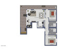 Exklusives Penthouse mit Alpenblick – stilvolles Wohnen nahe Salzburg - voll möbliert - Etagenwohnung Freilassing Freilassing | Angebot:26481393