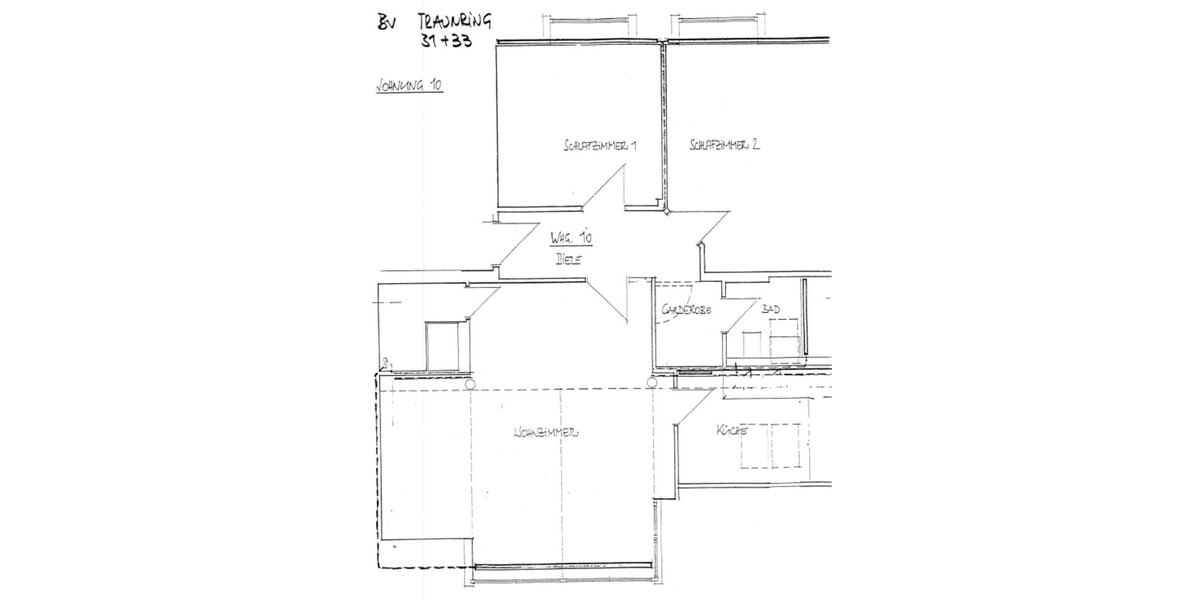 Dachgeschoßwohnung Traunreut Irsing - 3 Zimmer, 72 m&sup2;, 750&euro; | Angebot:25051998