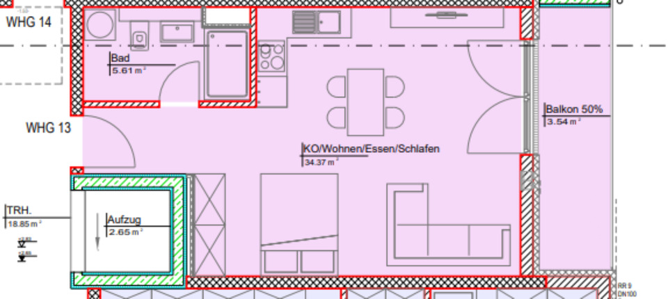Etagenwohnung Feichten an der Alz - 1 Zimmer, 44 m&sup2;, 686&euro; | Angebot:25118497